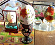 VERITABLE OEUF et COQUETIER en