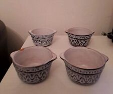 Lot 4 Bols ramequins Céramique signé Jean Austruy Vallauris