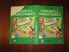 WALT DISNEY TOPOLINO E IL FAGIOLO MAGICO PRIMA EDIZIONE MONDADORI SETTEMBRE 1971