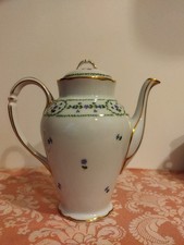 Cafetière Bernardaud Barbeaux 23 cm porcelaine Limoges France
