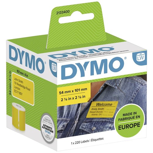 Dymo 101 jaune - 54, mm