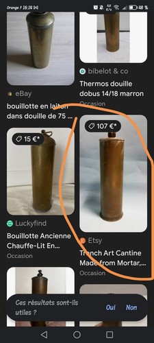 Gourde isotherme armée - gourde, de