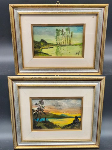 Lot petits tableaux - petits, paysage