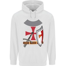 Chevaliers Templiers Déguisement st Georges Jour Enfants Capuche