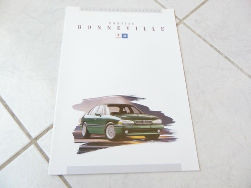 Pontiac bonneville brochure - bonneville, nl