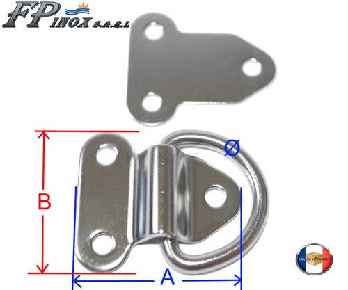 Cadène inox anneau - inox, /