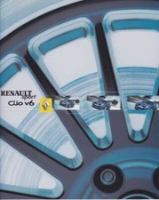 Catalogue Brochure RENAULT Sport Clio V6 02/2003 Suisse en Français