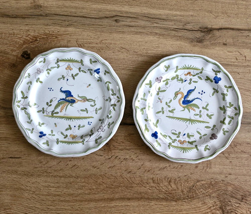 Rare paire assiettes - rare,
