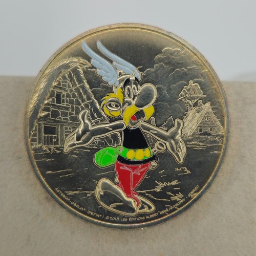 Astérix coloré 2019 jeton - astérix,