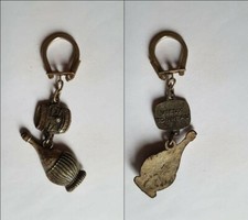 Porte clés vieux tonneau - porte-clés,