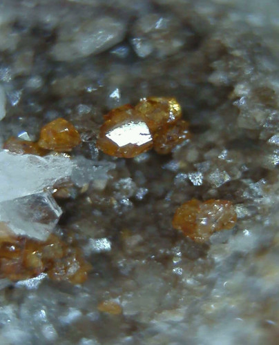Sphalerite quartz malines - quartz,