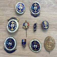 SUPERBE ENSEMBLE  LA LIGUE MARITIME ET COLONIALE  LMC LMF LMO INSIGNES DOCUMENTS