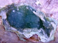 Plancheite, Chrysocolle, Quartz - Mine Juanito, Espagne - 4,5 x 4,7 x 3,5...