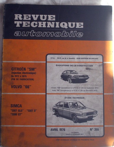 Revue technique automobile - revue,