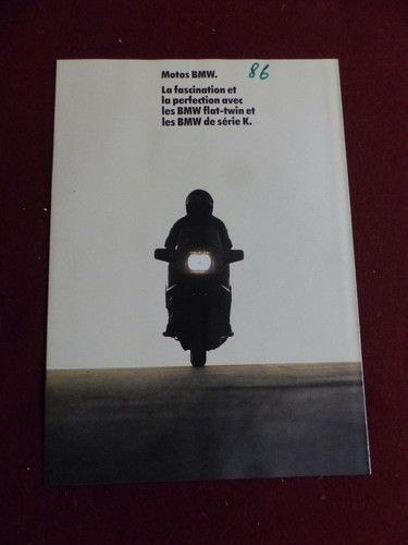 Brochure catalogue moto bmw - moto, :