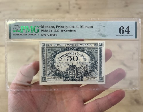 Monaco billet 50 centimes - billet,