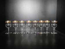 Lot de 8 verres à vin rouge