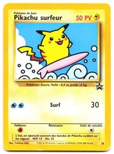 Carte Pokémon Pikachu surfeur
