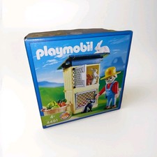 Playmobil 4491: Clapier à lapins avec Fermier/ Boîte Neuve Et Non Ouverte