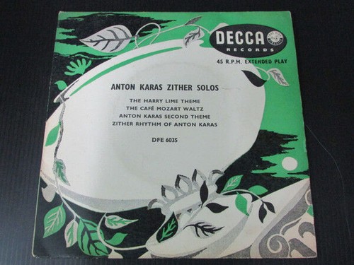 Zither solos anton karas - karas, |