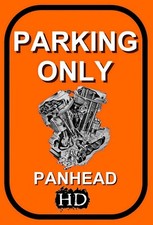 plaque " PARKING ONLY HARLEY