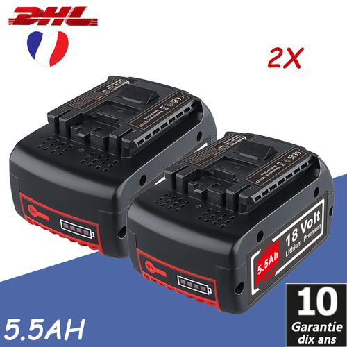 Batterie 18v ah pour - 2x,