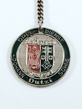 PORTE-CLES - OPEL 1960s - Krefeld, Garage - Métal Peint - Kadett Rekord Käpitan