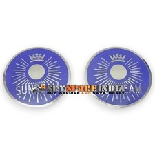 Paire d'insignes bleus