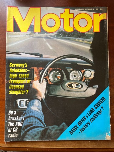 Motor magazine november - motor, 14