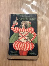 ANCIEN PETIT CARNET PUBLICITAIRE CHAMPAGNE CASTELLANE