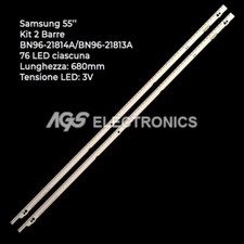 KIT 2 BARRES DE BANDES 76 TV LED SAMSUNG 2012SVS55 BN96-21814A UE55ES6300