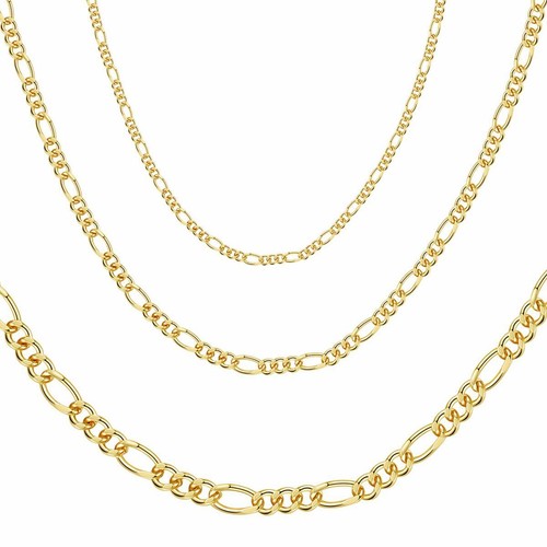 Collier plaqué figaro - collier, en