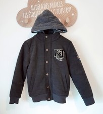 Blouson à capuche -Gris