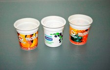 anciens pots Yaourt MARTENS / Danone - alimentaire vintage - épok Roche aux Fées