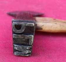 Hachette Hache Marteau De Forestier PLM, Charpentier Outil Ancien Art Populaire