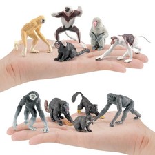 10x mini figurines de singe