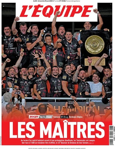 Journal equipe juin 2025 - journal,