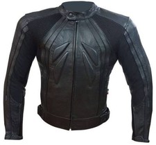 Veste De Moto en Cuir Avec