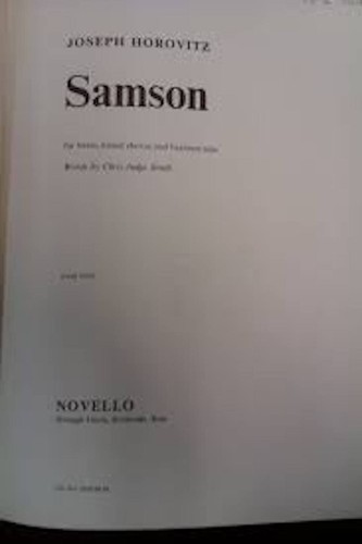 Joseph horovitz samson - horovitz, for