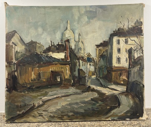 Huile sur toile signée