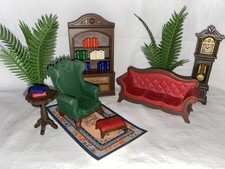 Playmobil Salon Bibliothèque Du 5320 1900 Belle Époque Victorian Série Rose