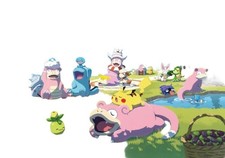 Tapis jeu pokemon slowpoke - tapis,