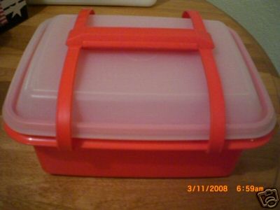 Tupperware vintage lunch box - vintage,
