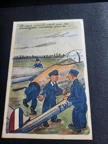 Carte postale humoristique - postale,