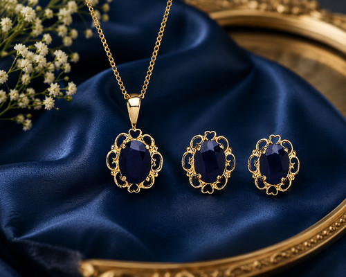 Ensemble bijoux collier - ensemble,