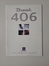 Brochure Peugeot 406 Break Mars 1998