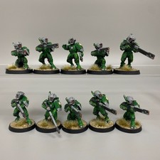 10 Feu Warriors Tau Empire Warhammer 40K 40,000 Games Workshop Équipe Peint