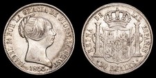 Isabelle II. 4 réels. (12,82