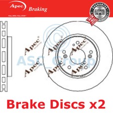 2x Apec BRAKING 293mm Ventilé