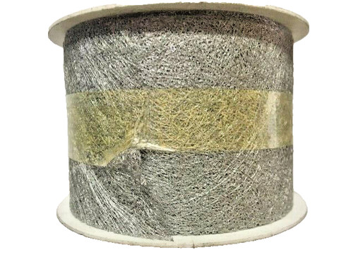 Ruban paquets flocon - , argent